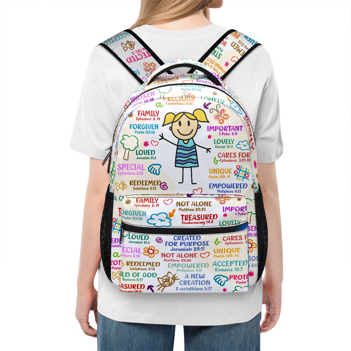 God Says I Am | Personalized Backpack JSBPPH1212L