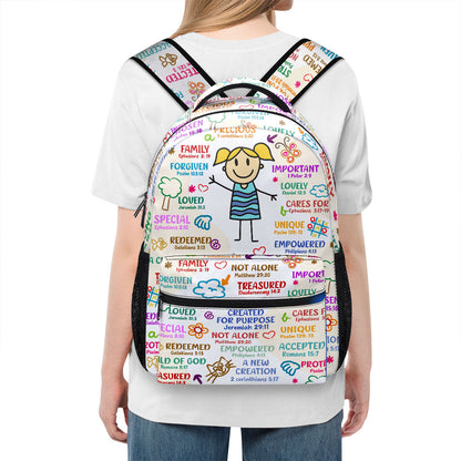 God Says I Am | Personalized Backpack JSBPPH1212L