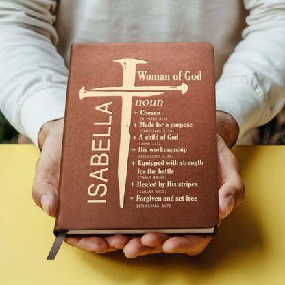 A Child Of God | Personalized Leather Cover Notebook