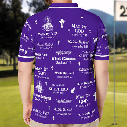 The Lord Is My Shepherd | Personalized Polo Shirt
