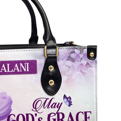 May God's Grace | Personalized Leather Handbag JSLHBTPA898M