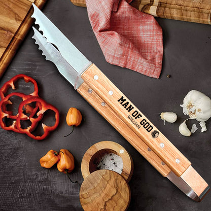Man Of God | Personalized BBQ Spatula Or Tool Set