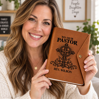 To Our Pastor Thank You For Having The Heart Of A Servant Leader | Personalized Envelope Journal