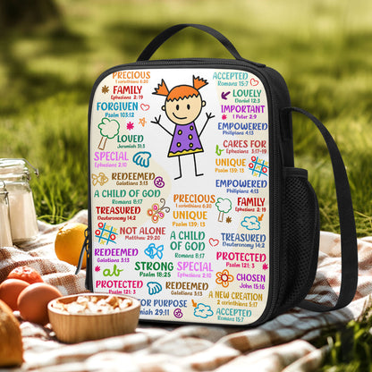 God Says I Am | Personalized Lunch Box Bag JSLBBPH1312TA