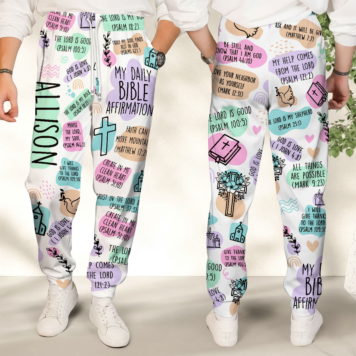 My Daily Bible Affirmations | Personalized Sweatpants
