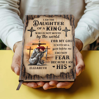 I Am The Daughter Of A King | Personalized Leather Cover Notebook