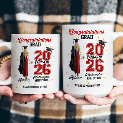 Congratulations On Your Graduation | Personalized Ceramic Coffee Mug