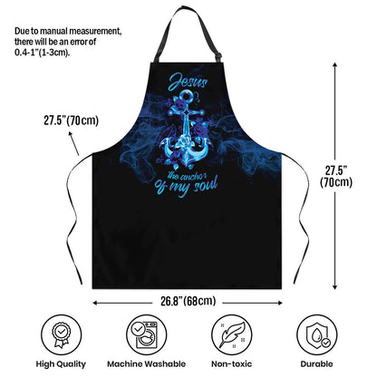 Apron With Adjustable Neck Strap | Jesus The Anchor Of My Soul