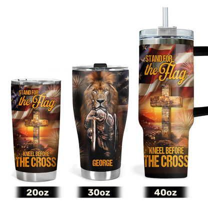 Stand For The Flag | Personalized Stainless Steel Tumbler JSSSTH880