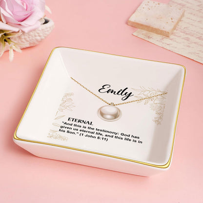 Meaning Of Your Name Birthstone | Personalized Jewelry Dish