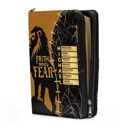Faith Over Fear | Personalized Bible Cover