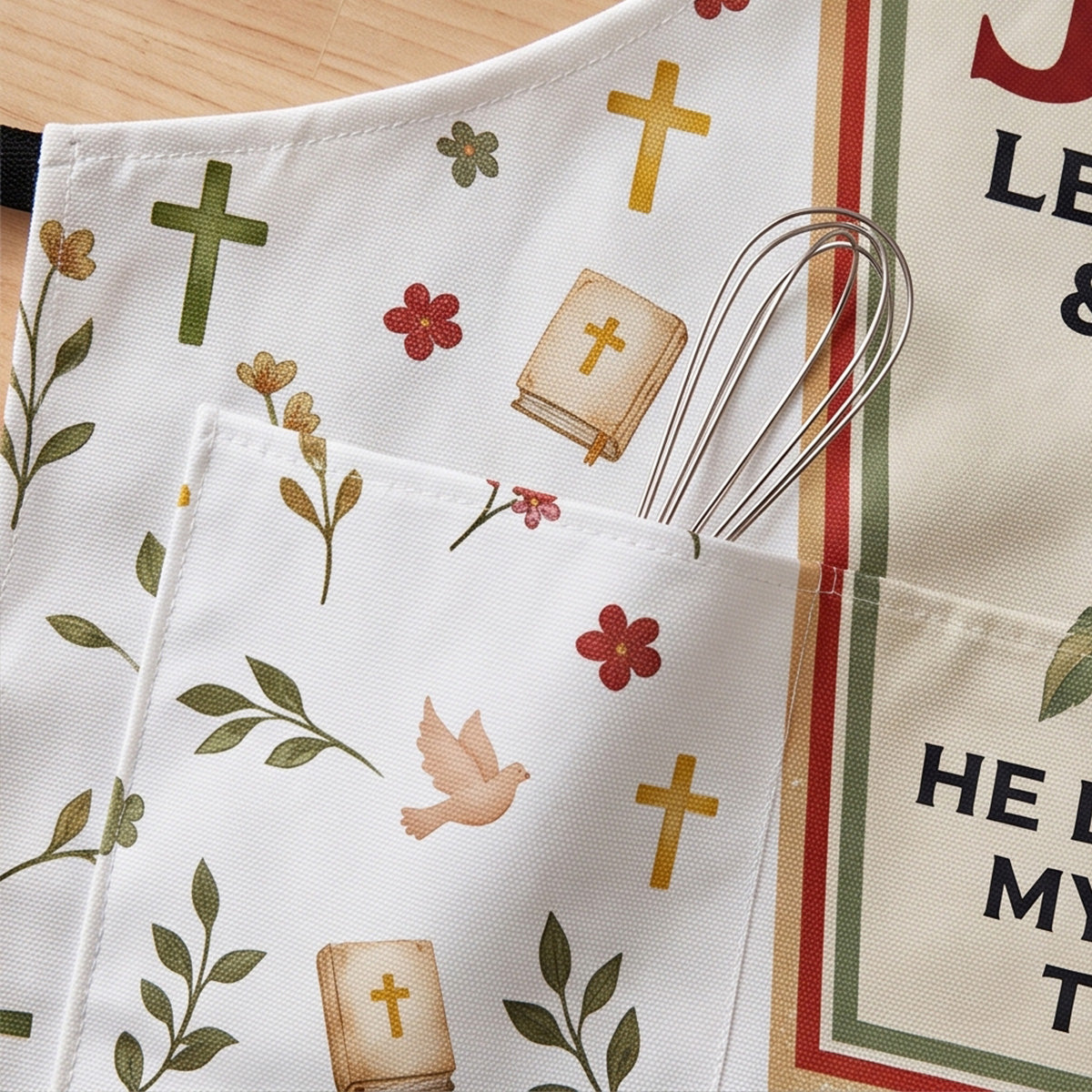 He Loves Me From My Head To My Tomatoes | Personalized Apron With Pocket