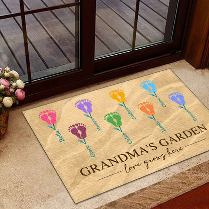 Grandma's Garden | Personalized Doormat JSDMHLHA1726D