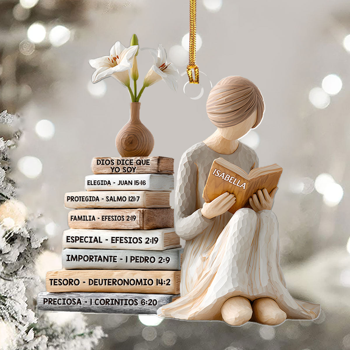 Dios Dice Que Yo Soy | Personalized 1-Layer Acrylic Ornament