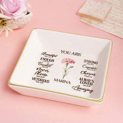 You Are | Personalized Jewelry Dish JSJDPH1918M