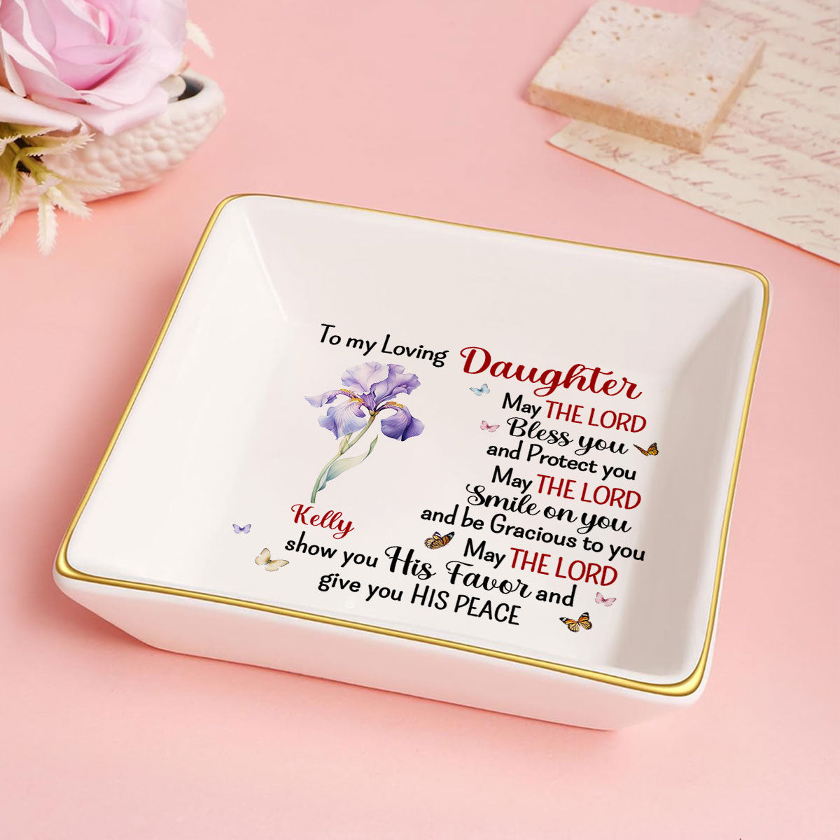 To My Loving | Personalized Jewelry Dish JSJDPH2003TA