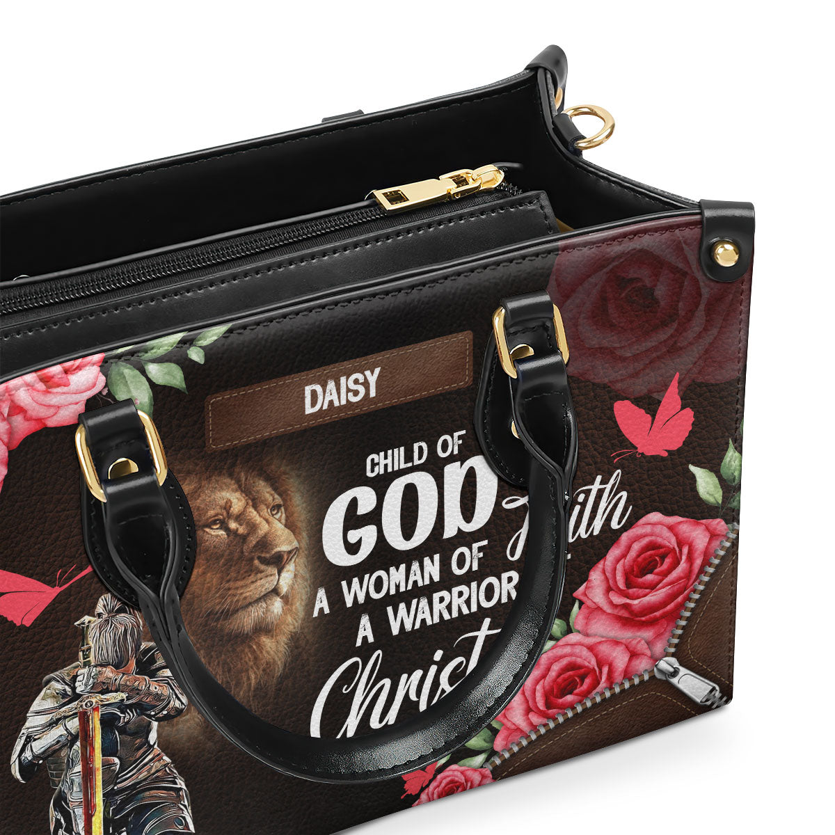 A Child Of God | Personalized Leather Handbag JSLHBPPA1295TA