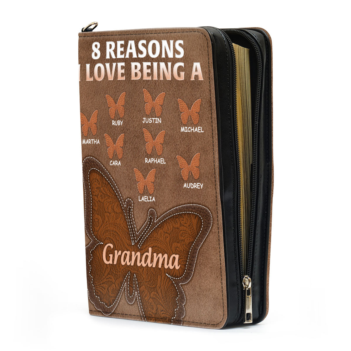 The Reason I Love Being A Grandma | Personalized Bible Cover JSBCPN2649D