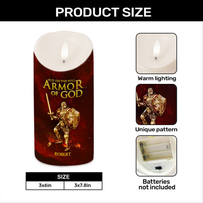 Armor Of God | Personalized Flameless LED Candle