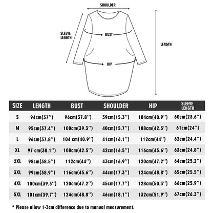 Blessed To Be Called Grandma | Personalized AOP Loose Pocket Oversize T-Shirt Dress