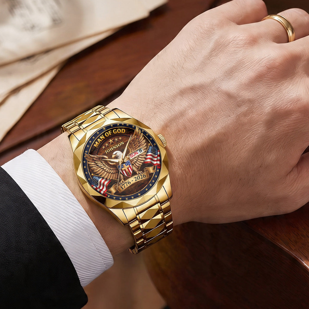 Man Of God | Personalized Men's Wrist Watch