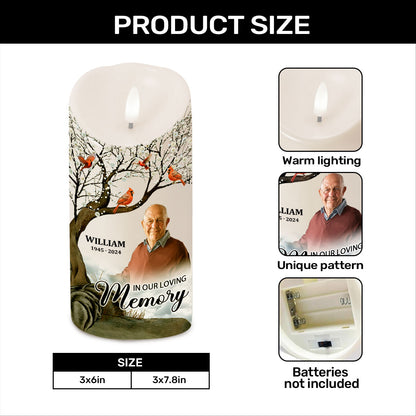 A Limb Has Fallen From Our Family Tree | Personalized Flameless LED Candle