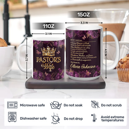 For Pastor’s Wife | Personalized Ceramic Coffee Mug