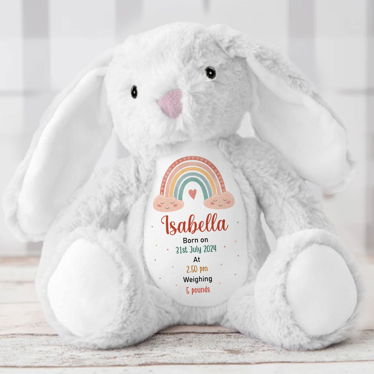 New Baby | Personalized Stuffed Bunny