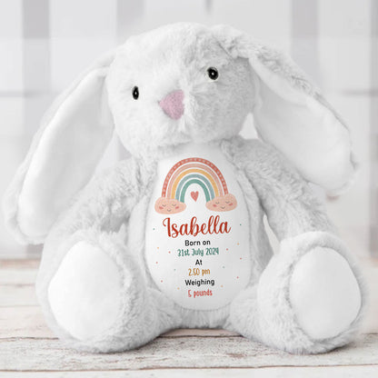 New Baby | Personalized Stuffed Bunny