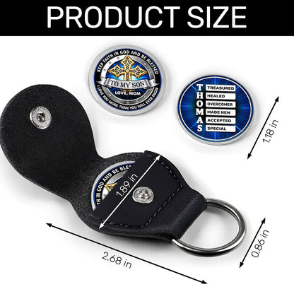 Blessings And Love To Son | Personalized Pocket Hug