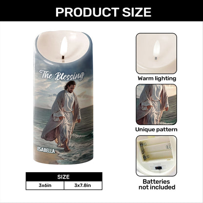 The Blessing | Personalized Flameless LED Candle