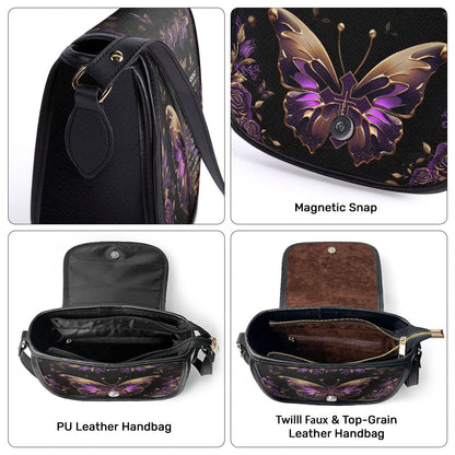 I Can Only Imagine - Personalized Leather Saddle Bag LHBM735