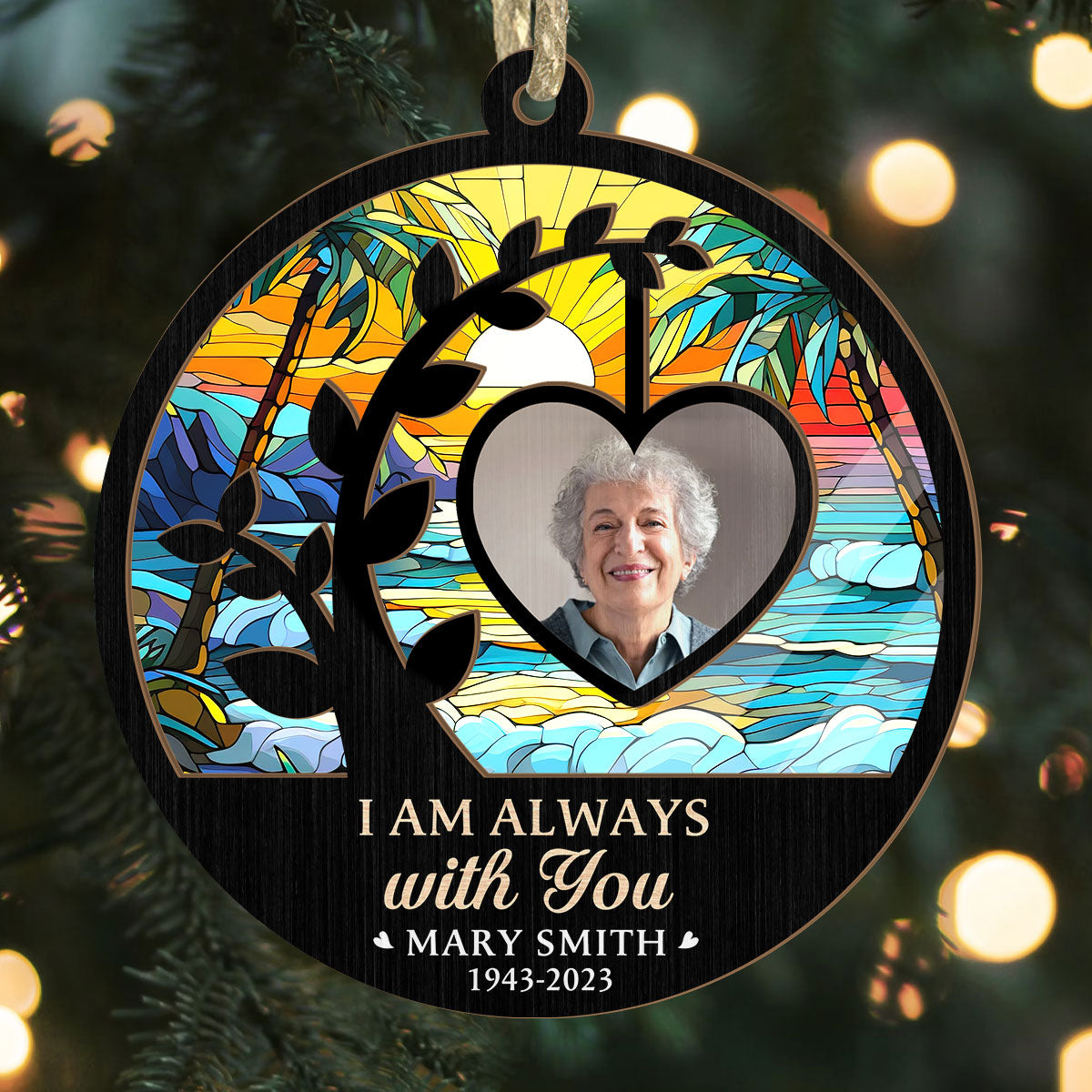 Always With You | Personalized Suncatcher Ornament JSSUNOHLPA2782TA