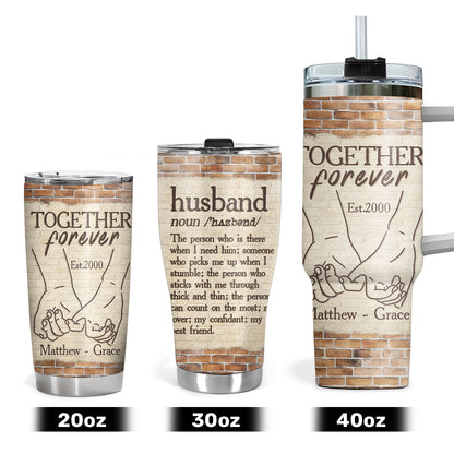 Husband Definition | Personalized Stainless Steel Tumbler