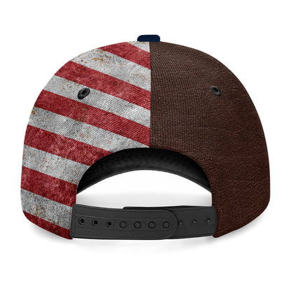 Stand for The Flag Kneel For The Cross | Personalized Classic Cap