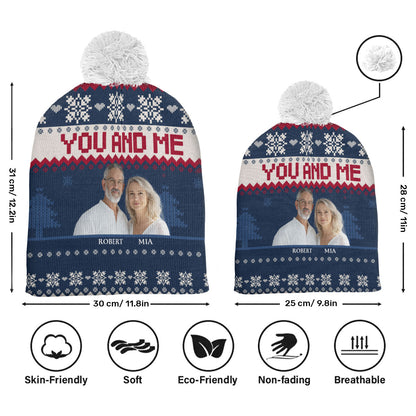 You And Me We Got This Bubble Hat | Personalized Bobble Beanie Hat JSBBHPPA2679M