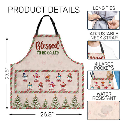 Blessed To Be Called | Personalized Apron With Packet