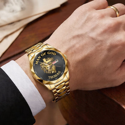 Man Of God | Personalized Men's Wrist Watch