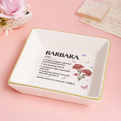 Best Friend Definition | Personalized Jewelry Dish