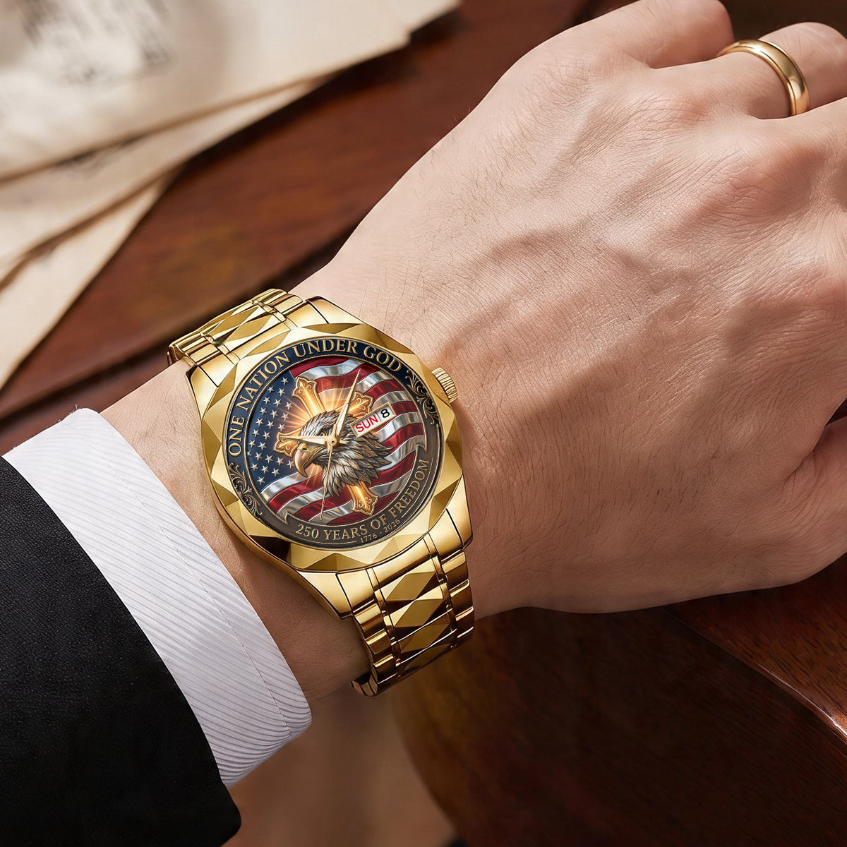 One Nation Under God |  Men's Wrist Watch