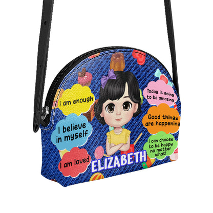 Good Things Are Happening | Personalized Kid Shell Purse JSCHSBPHA1129M