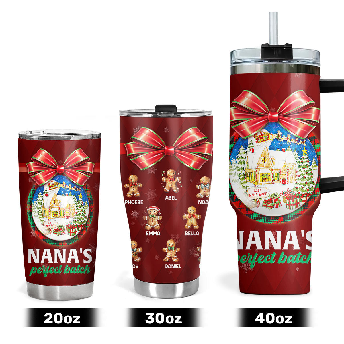 Nana's Perfect Batch | Personalized Stainless Steel Tumbler