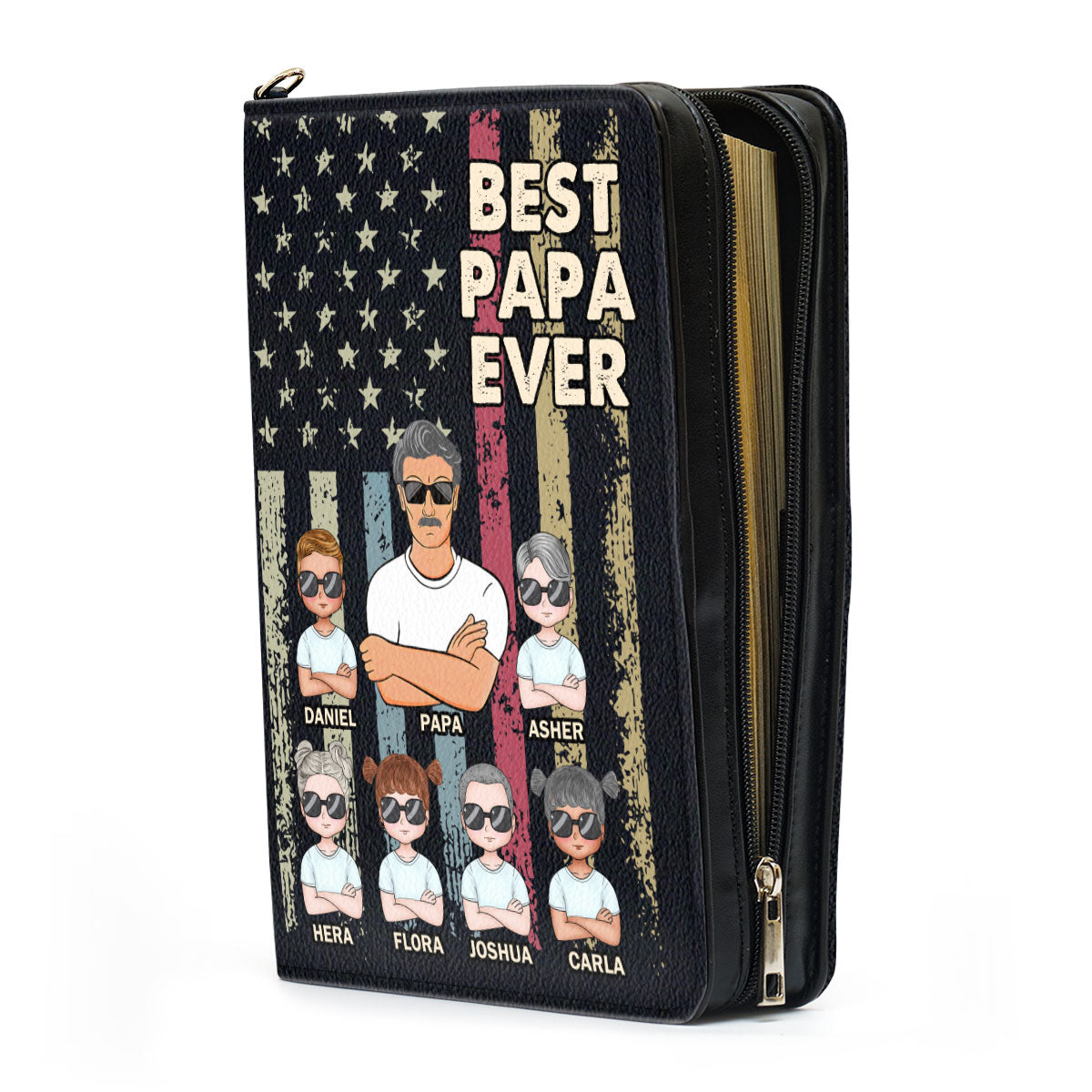 Best Dad Ever | Personalized Bible Cover JSBCPH1166D