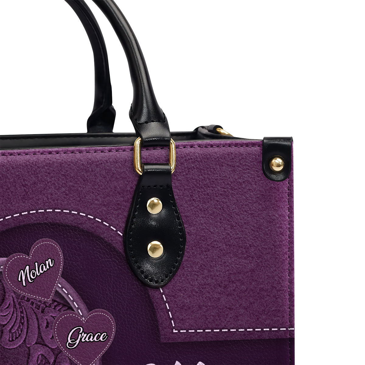 Best Mom Ever | Personalized Leather Handbag