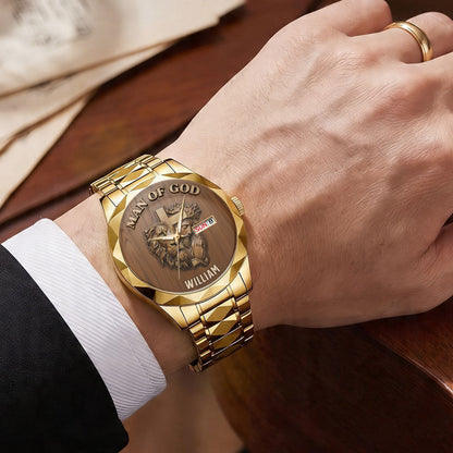 Man Of God | Personalized Men's Wrist Watch