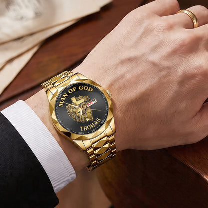 Man Of God | Personalized Men's Wrist Watch