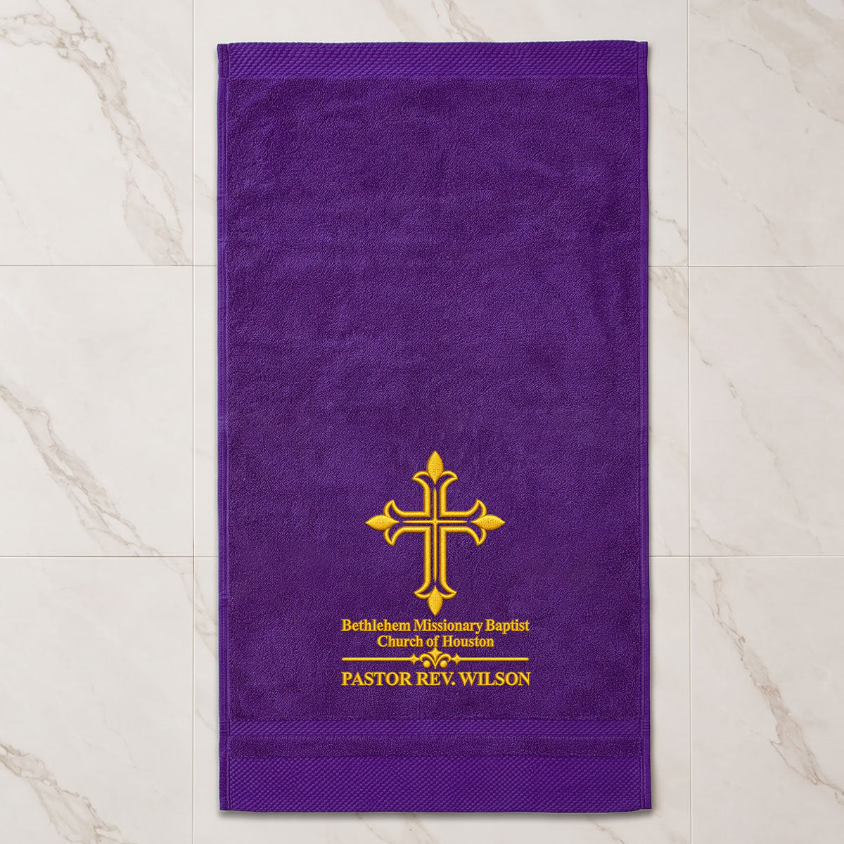 A Servant Called By God | Personalized Embroidered Fingertip Towel