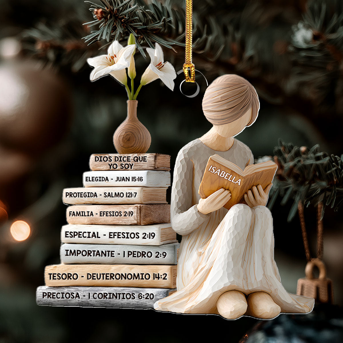 Dios Dice Que Yo Soy | Personalized 1-Layer Acrylic Ornament