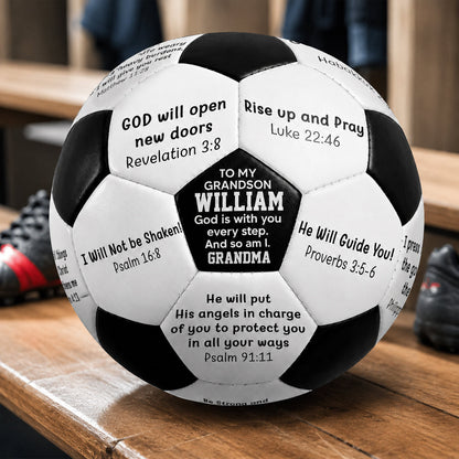 Rise Up, Pray And Play | Personalized Soccer Ball