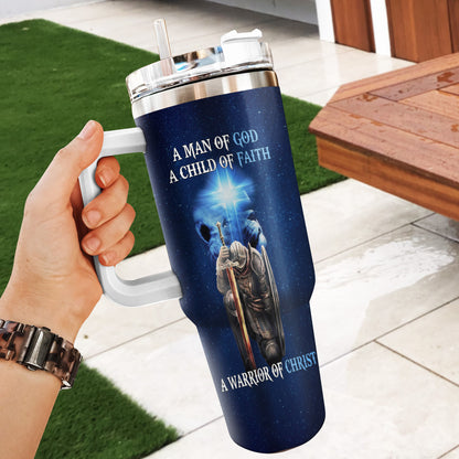 A Man Of God  | Personalized Stainless Steel Tumbler